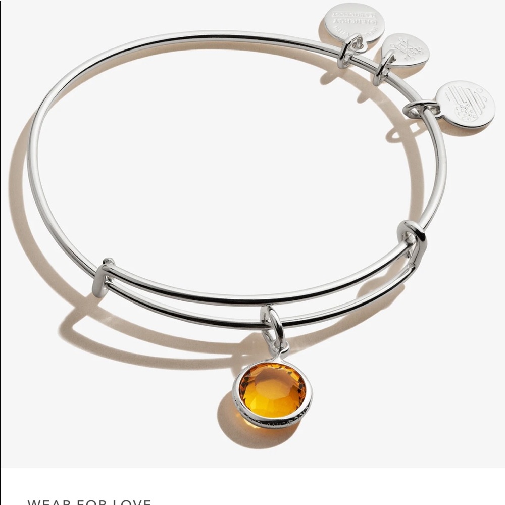 Novermber Topaz Alex and Ani Bracelet